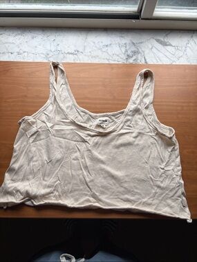 Hurley Beige Cropped Tank Top